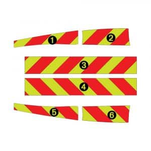 Alternative view of Kit Jaune-Rouge Partiel – PEUGEOT Boxer H2 (2007-2013)